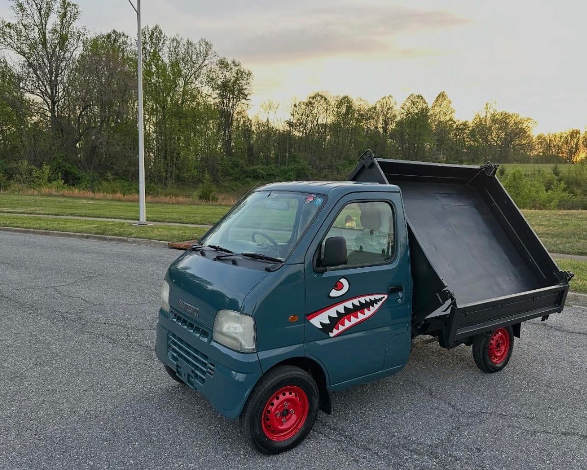 2000 suzuki carry db52t 4wd dump truck - Image 2